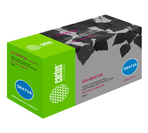 Картридж Cactus CS-Q6473A Q6473A для HP CLJ 3600, пурпурный (4000 стр.)