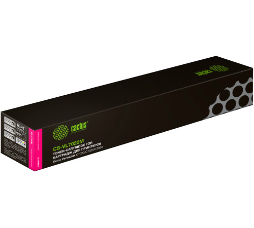 Картридж лазерный Cactus CS-VL7020M 106R03747 для Xerox VersaLink C7020/C7025, пурпурный (16500 стр.)
