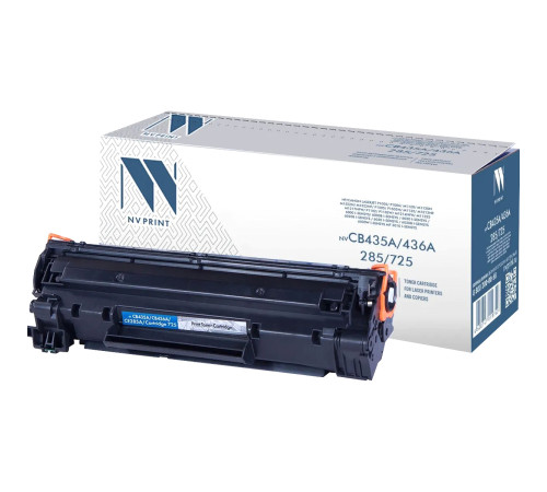 Тонер-картридж NVP NV-CB435A/CB436A/CE285A/NV-725 для HP/Canon LaserJet P1005/P1006/M1120/M1120n/M1522n/M1522nf/P1505/P1505n/M1132/M1212nf/M1217nfw/P1102/P1102w/M1214nfh/M1132s/6000 i-Sensys/6000B i-Sensys /6020 i-Sensys (2000 стр.)