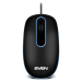 Мышь проводная SVEN RX-90, 3 кнопки, 1000 dpi, подсветка, черный