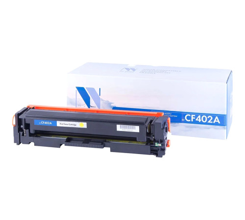 Тонер-картридж NVP NV-CF402A для HP Color LaserJet Pro M252dw/ M252n/ M274n/ M277dw/ M277n, желтый (1400 стр.)