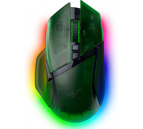 Мышь беспроводная игровая Razer Basilisk V3 Pro 35K - Phantom Green Ed., зеленый