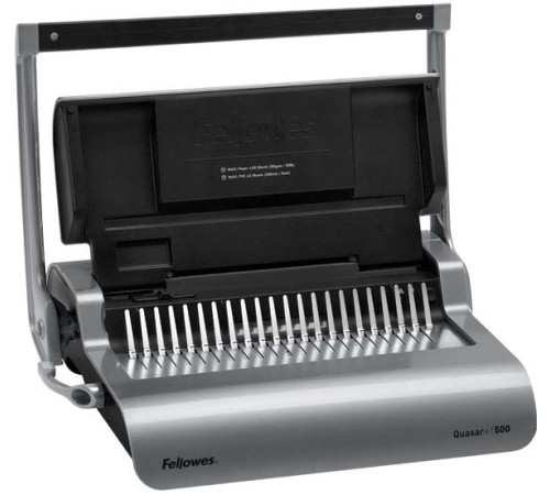 Переплетчик Fellowes QUASAR+, серебристый