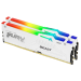 Модуль оперативной памяти Kingston 32GB FURY Beast White RGB XMP DDR5 5200Mhz PC-41600 CL40 DIMM (Kit of 2)