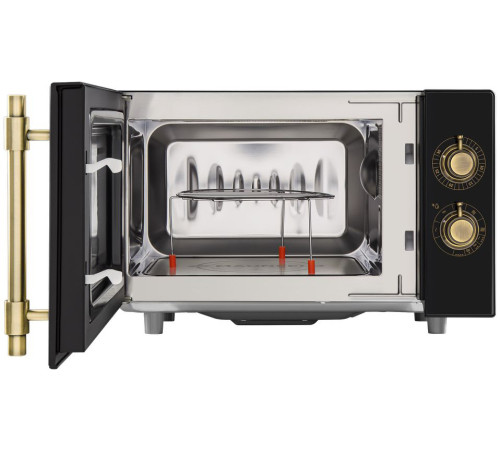 Микроволновая печь MAUNFELD JFSMO.20.5.GRBG, черный/золотой