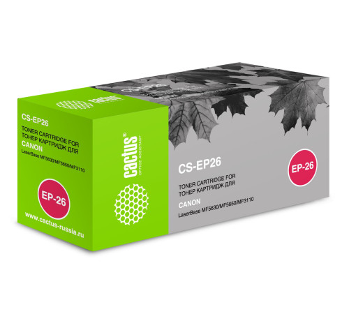 Картридж Cactus CS-EP26 EP-27 для Canon LB MF5630/MF5650/MF3110 (2500 стр.)