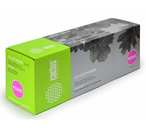 Картридж лазерный Cactus CS-CLT-K504S CLT-K504S для Samsung CLP-415N/CLX-4195FW, черный (2500 стр.)