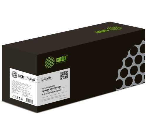 Картридж Cactus CS-Q6002A Q6002A для HP CLJ 1600/2600N/M1015/M1017, желтый (2000 стр.)