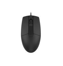 Мышь проводная A4Tech OP-330S, 1200 dpi, USB, 3 кнопки, черный