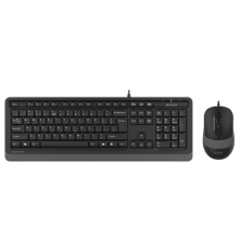 Комплект (клавиатура + мышь) беспроводной A4Tech Fstyler F1010, черный/серый