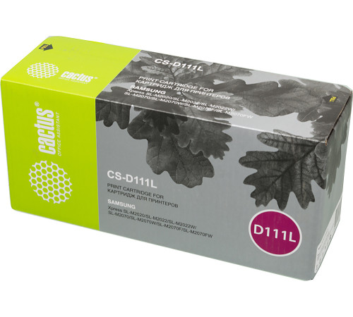 Картридж Cactus CS-D111L MLT-D111L для Samsung Xpress M2022/M2020/M2021/M2070 (1800 стр.)