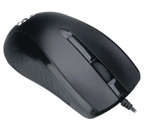 Мышь проводная Acer OMW136, 1200dpi, USB, 2 кнопки, черный