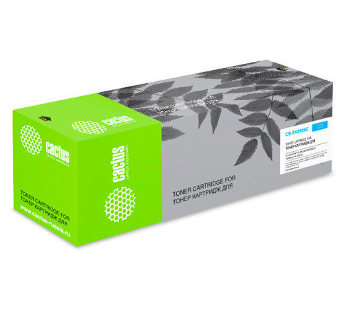 Картридж лазерный Cactus CS-TK8505C TK-8505C для Kyocera FS-4500CN/5550CN/TASKalfa, голубой (20000 стр.)