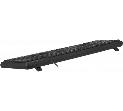 Клавиатура проводная Defender Concept HB-164 RU, 104 клавиши+FN, 1.8 м, черный