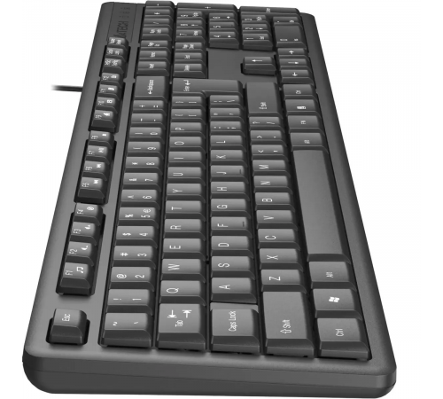 Клавиатура проводная A4Tech KR-3, USB, черный