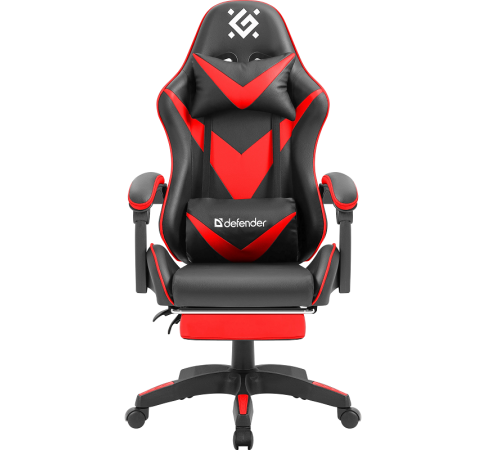 Кресло компьютерное Defender Minion, черный/красный