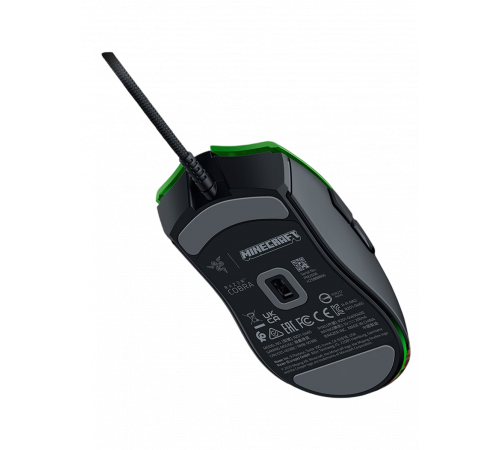 Мышь проводная игровая Razer Cobra - Minecraft Ed., зеленый