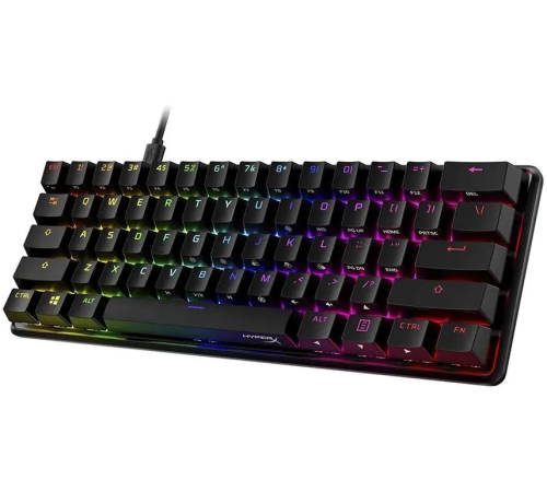 Клавиатура проводная игровая HyperX AlloyOrigins 60, USB, черный