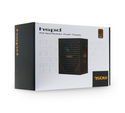 Блок питания 750 Вт HSPD HSI-750BS-BK