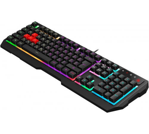 Клавиатура проводная игровая A4Tech Bloody B140N, USB, LED подсветка, черный
