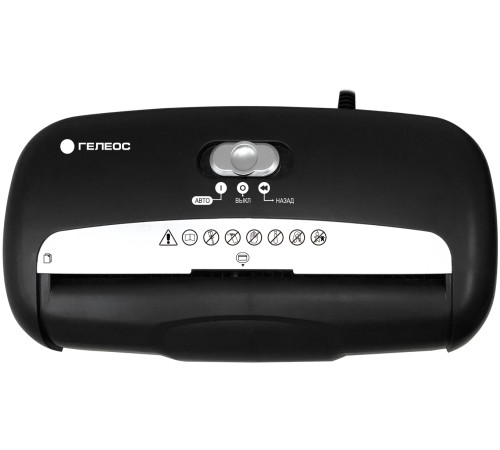 Уничтожитель документов ГЕЛЕОС УД10-2, черный