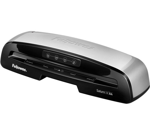 Ламинатор Fellowes Saturn 3i A4, серебристый/черный