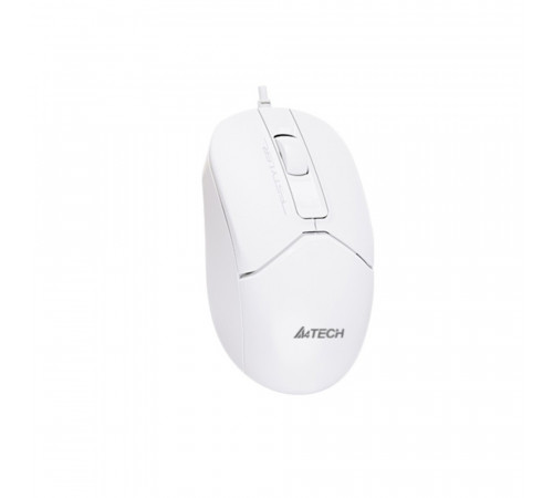 Мышь проводная A4Tech Fstyler FM12, 1200 dpi, USB, 3 кнопки, белый