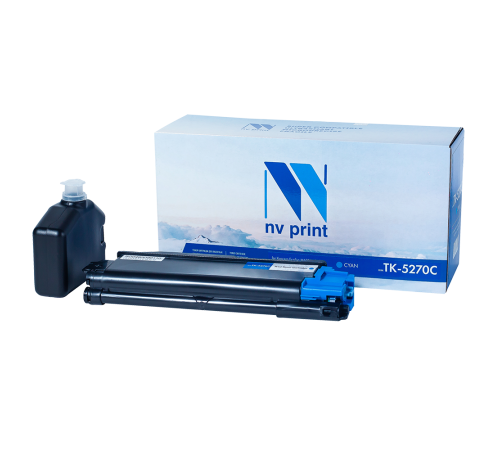 Тонер-картридж NVP NV-TK-5270 для Kyocera EcoSys M6230cidn/P6230cdn/M6630cidn, голубой (6000 стр.)