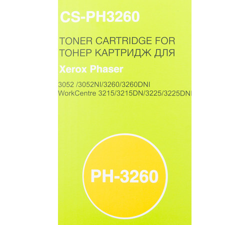 Картридж Cactus CS-PH3260 106R02778 для Xerox Phaser 3052/3260/WC 3215 (3000 стр.)