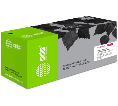 Картридж лазерный Cactus CS-CF473X CF473X для HP Color LJ Enterprise Flow M681, пурпурный (23000 стр.)