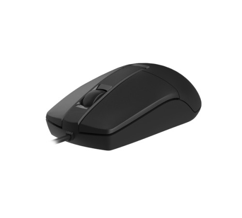 Мышь проводная A4Tech OP-330S, 1200 dpi, USB, 3 кнопки, черный
