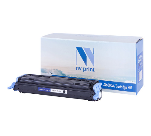 Тонер-картридж NVP NV-Q6000A/NV-707 универсальные для HP/Canon Color LaserJet 1600/ 2600n/ 2605/ 2605dn/ 2605dtn/ LBP 5000 i-Sensys Laser Shot/ 5100, черный (2500 стр.)