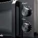 Микроволновая печь MONSHER MTW 201 Noir, черный/серебристый