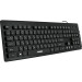 Клавиатура проводная SVEN KB-C7500EL, 104 клавиши, подсветка, черный