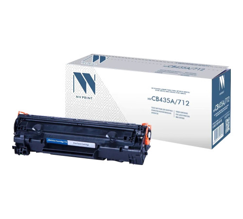 Тонер-картридж NVP NV-CB435A/NV-712 для HP/Canon LaserJet P1005/ P1006/ LBP 3010 i-Sensys/ 3010B i-Sensys/ 3020 i-Sensys/ 3100 i-Sensys (1500 стр.)