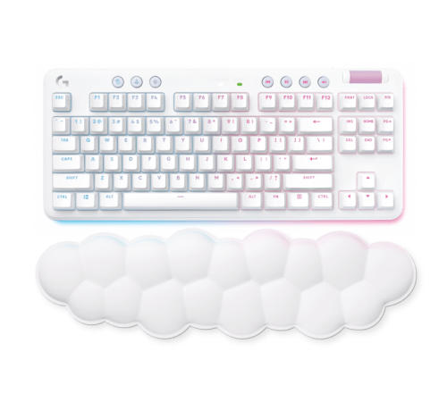 Клавиатура проводная игровая Logitech G715, подсветка, RGB, белый