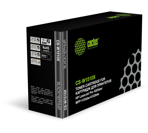 Картридж лазерный Cactus CS-W1510X W1510X для HP LJ Pro 4003dw/MFP 4103dw/4103fdw (9700 стр.)