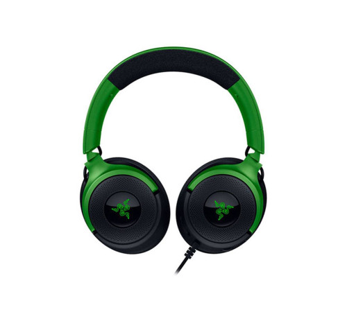 Гарнитура проводная игровая Razer Kraken V4 X - Minecraft Ed., черный/зеленый