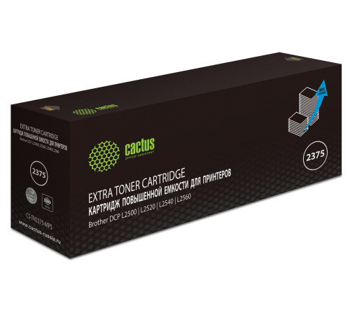 Картридж лазерный Cactus CS-TN2375-MPS TN-2375X для Brother DCP L2500/L2520/L2540/L2560, без чипа (10400 стр.)