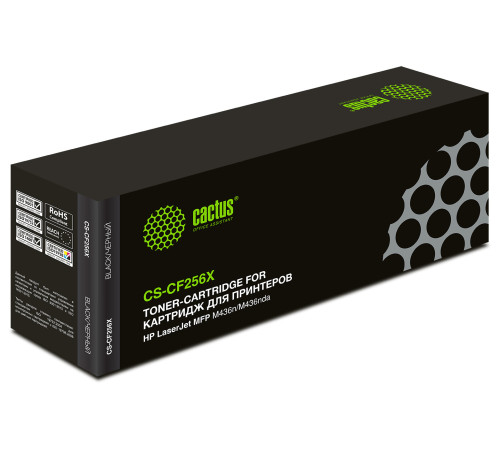 Картридж лазерный Cactus CS-CF256X CF256X для HP LJ MFP M436n/M436nda (13700 стр.)