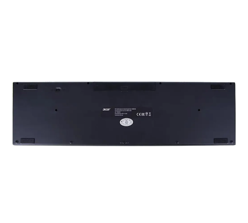 Клавиатура беспроводная Acer OKR010, slim, мультимедийная, черный