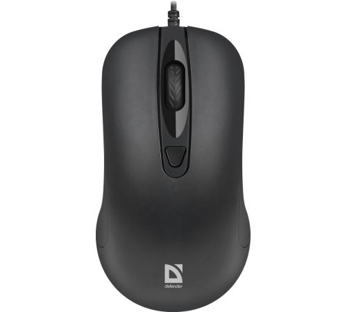 Мышь проводная Defender Classic MB-230, 4 кнопки, 1000/1200 dpi, черный