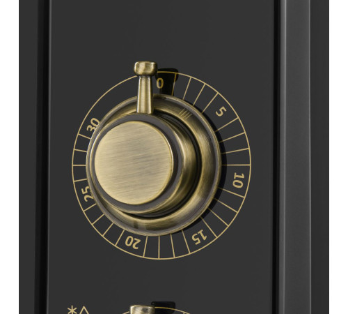 Микроволновая печь MAUNFELD JFSMO.20.5.GRBG, черный/золотой