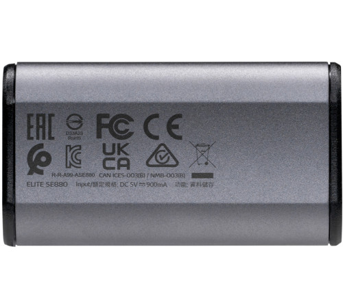 Внешний накопитель SSD 1TB ADATA AELI-SE880, USB 3.2, серый титан