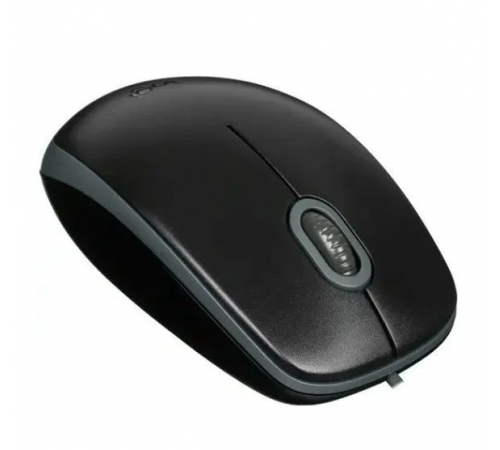 Мышь проводная Logitech M110 SILENT, USB, черный