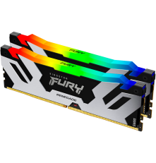 Модуль оперативной памяти Kingston 32GB FURY Renegade RGB XMP DDR5 6400Mhz DIMM, CL32, 1.4V, (Kit of 2) 1RX8 32-39-39  288-pin 16Gbit, RTL