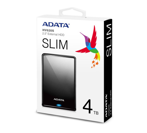 Внешний жесткий диск 1TB ADATA HV620S, USB 3.2 Gen1, черный