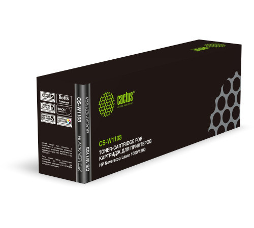 Картридж Cactus CS-W1103 W1103 для HP Neverstop Laser 1000/1200 (2500 стр.)
