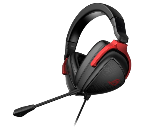 Гарнитура проводная игровая ASUS ROG DELTA S CORE, черный