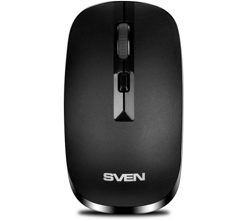 Мышь беспроводная SVEN RX-260W, 2.4 GHz, 4 кнопки, 800/1200/1600 dpi, черный